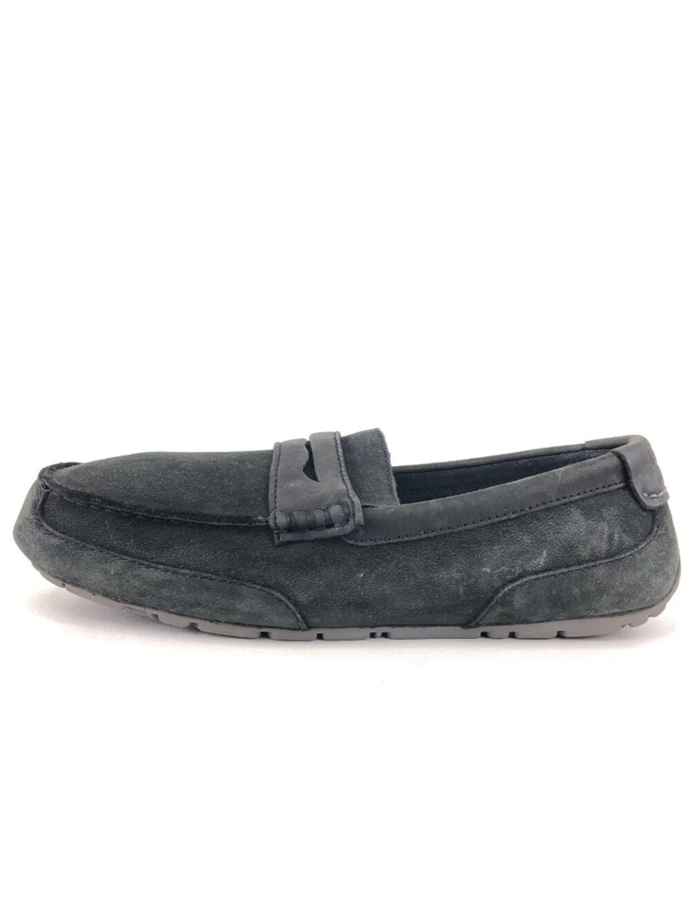 UGG Tucker Black Leather Driving Moccasins